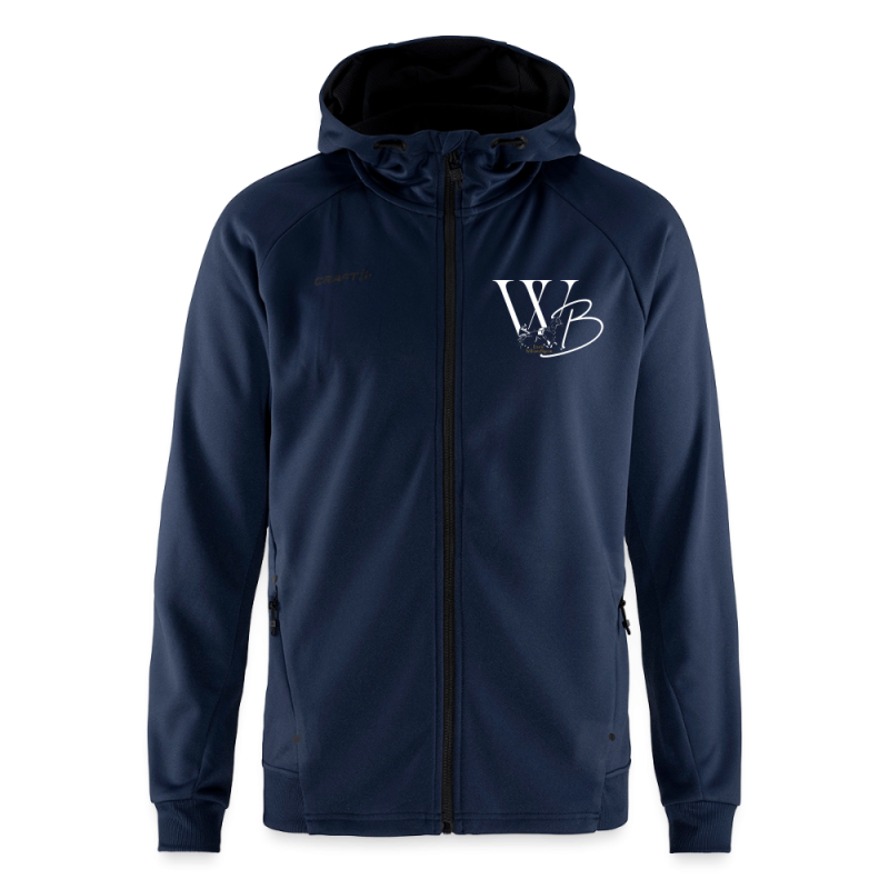 Veste à capuche Logo William Bigeon Bleu
