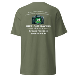 T-shirt Floqué H/F Hippique-Racing-France