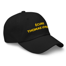 Casquette Brodée Ecurie Thomas Levesque Noir