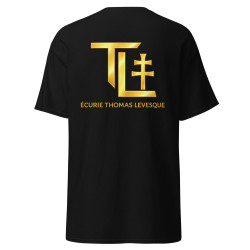 T-shirt Floqué H/F Ecurie Thomas Levesque Noir