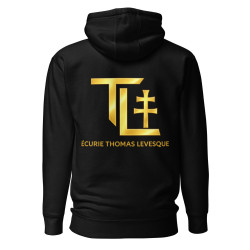 Sweat Prémium Floqué H/F Ecurie Thomas Levesque Noir