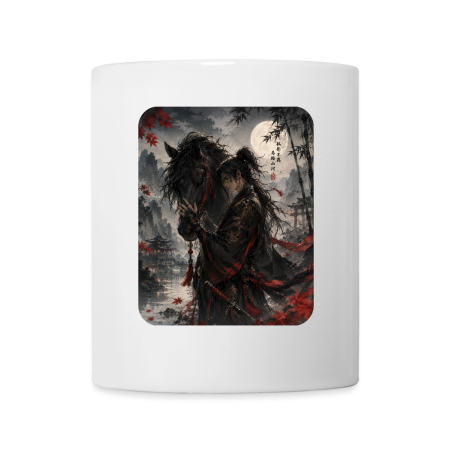 Mug Asian Horse Noir