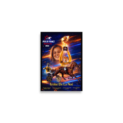 Poster 50X70 Mat Affiche Victoire prix de France 2026 Photos Hippique Racing France