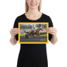 Poster 21X30 A4 Mat prix de France 2026 Victoire Hippique Racing France