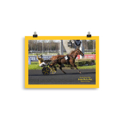 Poster 21X30 A4 Mat prix de France 2026 Victoire Hippique Racing France
