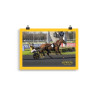 Poster 21X30 A4 Mat prix de France 2026 Victoire Hippique Racing France