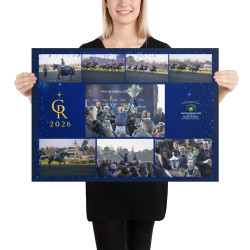 Poster 50X70 Mat Multi Victoire prix Cornulier 2026 Photos Hippique Racing France