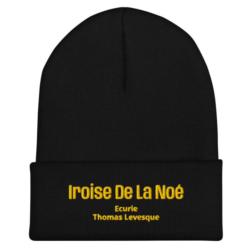 Bonnet Brodé Iroise De La Noé (Noir)