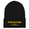 Bonnet Brodé Iroise De La Noé (Noir)