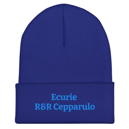 Bonnet Brodé Ecurie Cepparulo (Bleu)