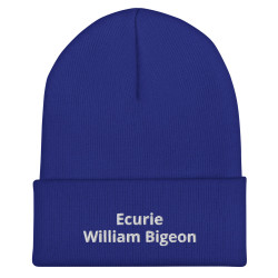 Bonnet Brodé Ecurie William Bigeon (Bleu)