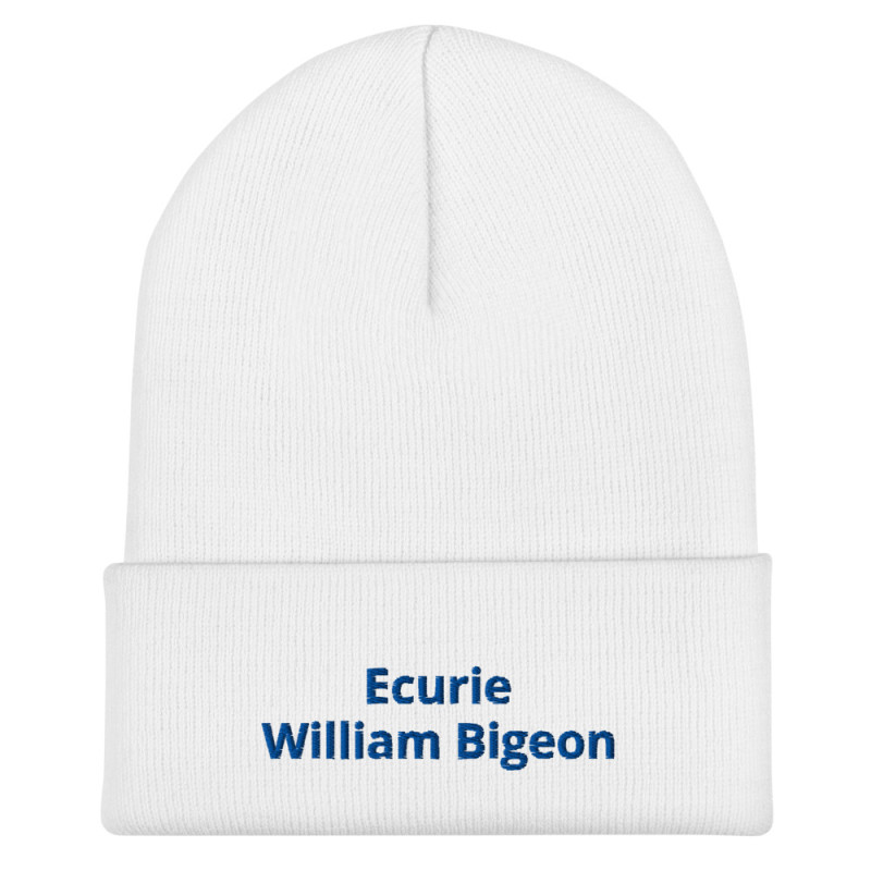 Bonnet Brodé Ecurie William Bigeon (Banc)