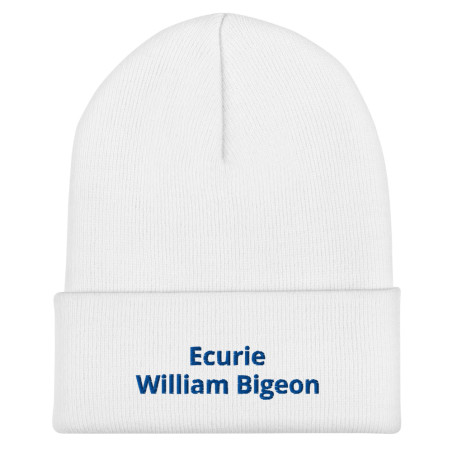 Bonnet Brodé Ecurie William Bigeon (Banc)