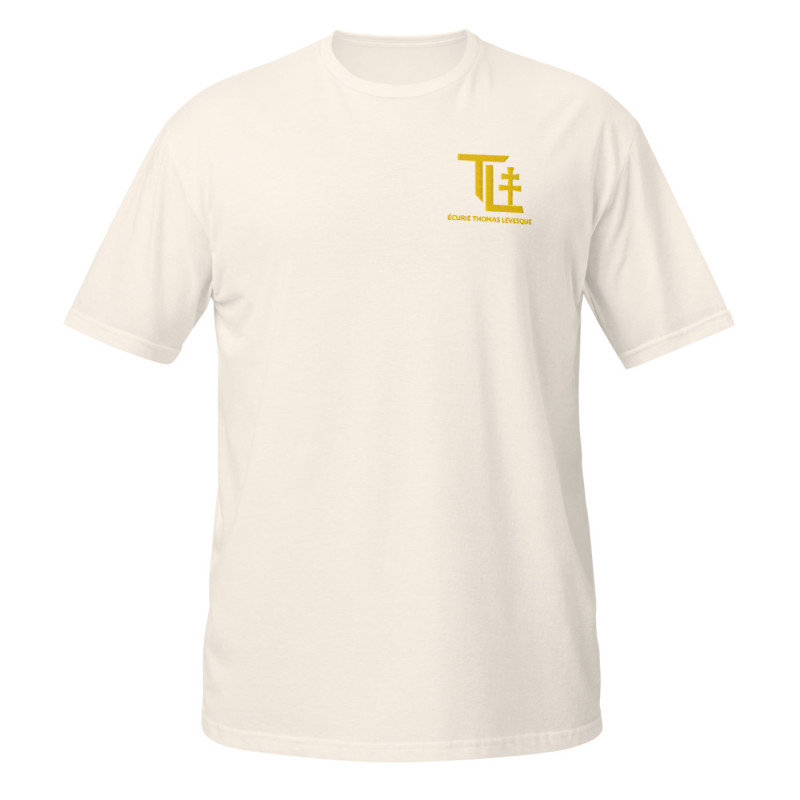 T-shirt Brodé Unisexe Logo Thomas Levesque (Beige)