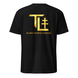 T-shirt Flocage Unisexe Logo Thomas Levesque (Noir)