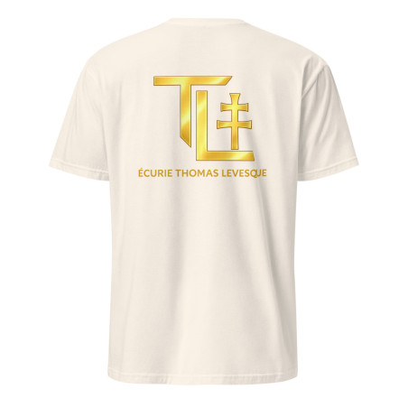 T-shirt Flocage Unisexe Logo Thomas Levesque (Beige)
