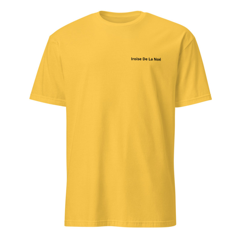 T-shirt Flocage Unisexe Iroise De La Noé (Jaune)