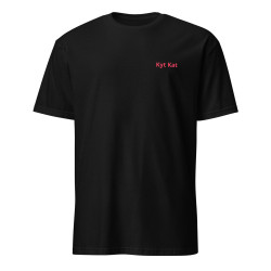 T-shirt Flocage Unisexe Kyt Kat (Noir)