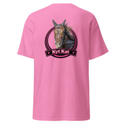 T-shirt Flocage Unisexe Kyt Kat (Rose)