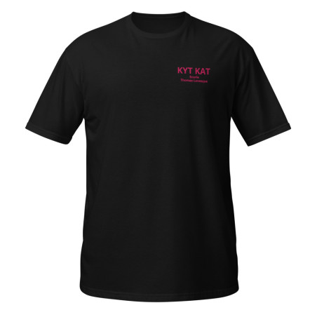 T-shirt Brodé Unisexe Kyt Kat (Noir)