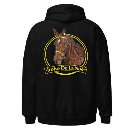 Sweat à capuche Flocage Iroise De La Noé (Noir)