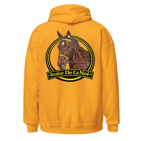 Sweat à capuche Flocage Iroise De La Noé (Jaune)