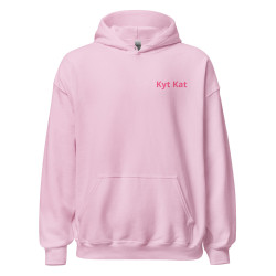 Sweat à capuche Flocage Kyt Kat (Rose)
