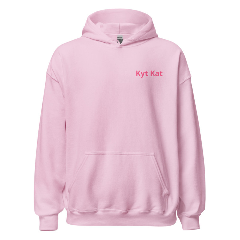 Sweat à capuche Flocage Kyt Kat (Rose)