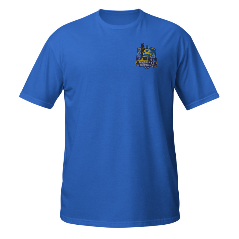 T-shirt Brodé Unisexe Logo Cepparulo (Bleu)