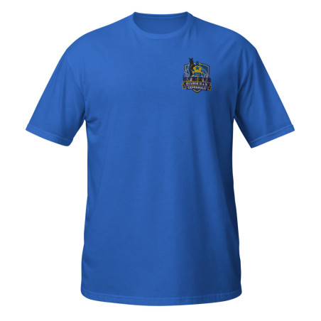 T-shirt Brodé Unisexe Logo Cepparulo (Bleu)