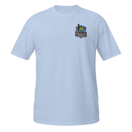 T-shirt Brodé Unisexe Logo Cepparulo (Bleu Ciel)