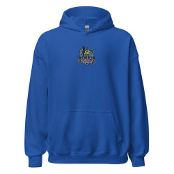 Sweat à capuche Brodé Logo Cepparulo (Bleu)