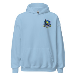 Sweat à capuche Logo Flocage Cepparulo (Bleu Ciel)
