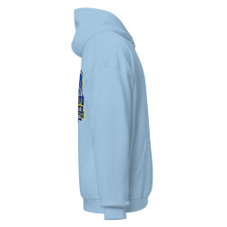 Sweat à capuche Logo Flocage Cepparulo (Bleu Ciel)