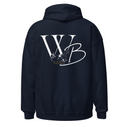 Sweat à capuche Logo Flocage William Bigeon (Bleu)