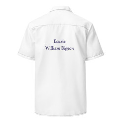 Chemise à boutons unisexe Logo William Bigeon