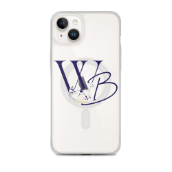 Coque transparente pour iPhone® avec MagSafe® Logo William Bigeon