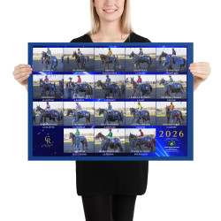 Poster 50X70 Défilé Cornulier 2026 - photos course hippodrome paris v…