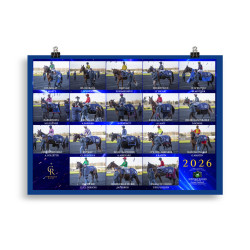 Poster 50X70 Défilé Cornulier 2026 - photos course hippodrome paris v…