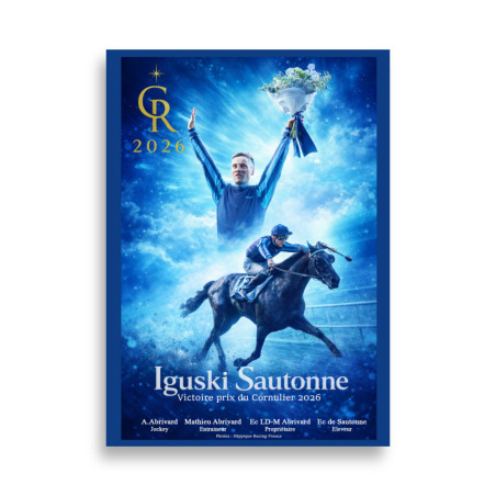 Poster 50X70 Affiche Victoire Prix du Cornulier 2026 - photos course…