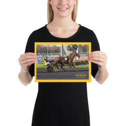 Poster 21X30 Arrivée Prix de France 2026 - photos course hippodrome p…