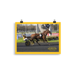 Poster 21X30 Arrivée Prix de France 2026 - photos course hippodrome p…