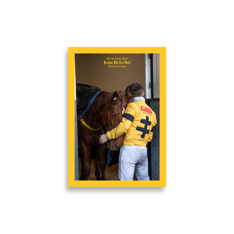 Poster 21X30 Thomas & Iroise Prix de France 2026 - photos course hipp…