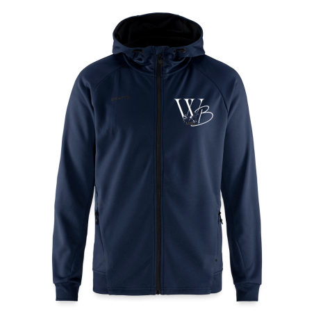 Veste à capuche Logo William Bigeon Bleu