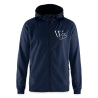 Veste à capuche Logo William Bigeon Bleu