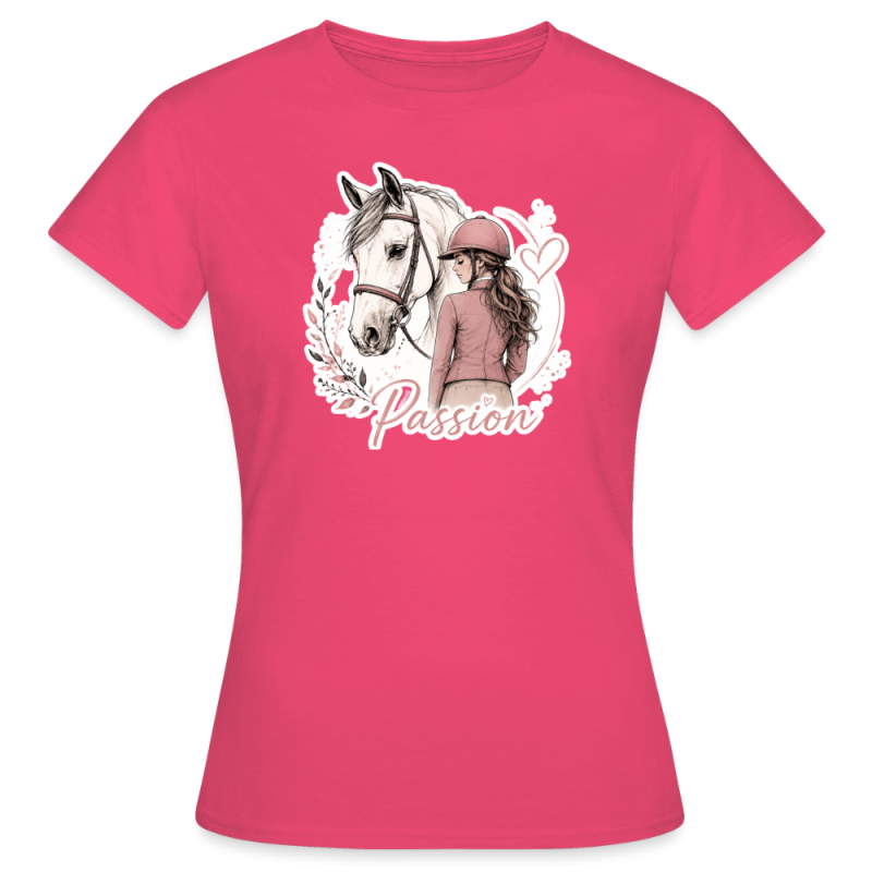 T-shirt Femme Cheval Passion (4 Coloris)