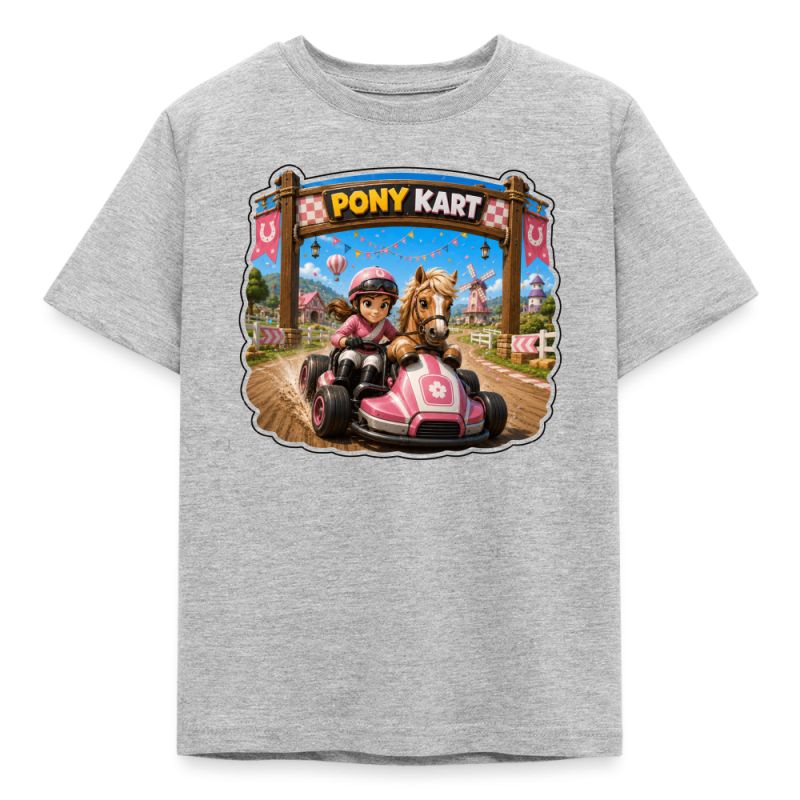 T-shirt Enfant 3-8 Ans Pony Kart (4 Coloris)