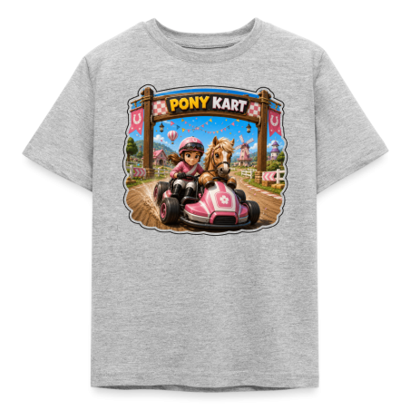 T-shirt Enfant 3-8 Ans Pony Kart (4 Coloris)