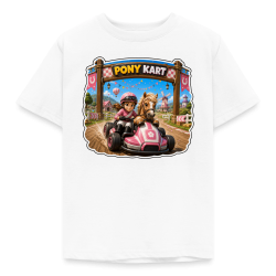 T-shirt Enfant 3-8 Ans Pony Kart (4 Coloris)