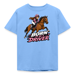 T-shirt Enfant 3-8 Ans Born to be a driver (4 Coloris)